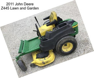 2011 John Deere Z445 Lawn and Garden