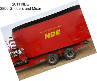 2011 NDE 2806 Grinders and Mixer