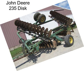 John Deere 235 Disk