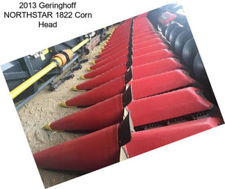 2013 Geringhoff NORTHSTAR 1822 Corn Head