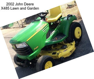 2002 John Deere X485 Lawn and Garden