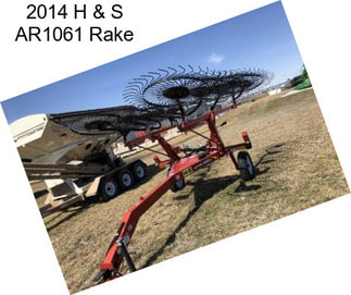 2014 H & S AR1061 Rake