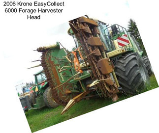 2006 Krone EasyCollect 6000 Forage Harvester Head