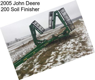 2005 John Deere 200 Soil Finisher