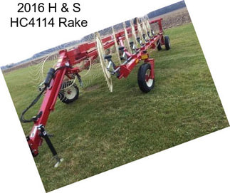 2016 H & S HC4114 Rake