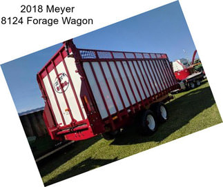 2018 Meyer 8124 Forage Wagon