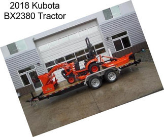 2018 Kubota BX2380 Tractor