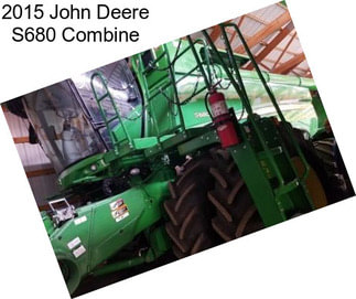 2015 John Deere S680 Combine