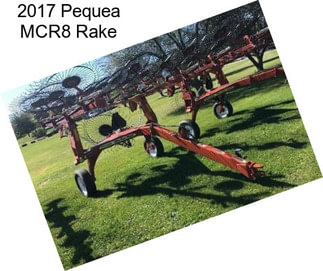 2017 Pequea MCR8 Rake