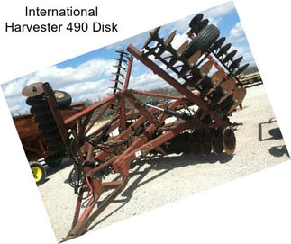 International Harvester 490 Disk