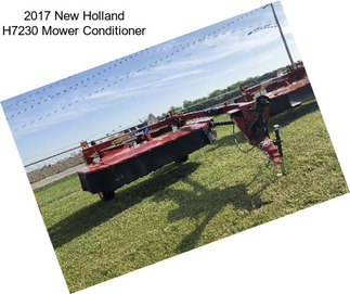 2017 New Holland H7230 Mower Conditioner