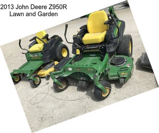 2013 John Deere Z950R Lawn and Garden