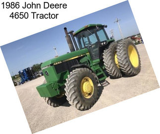 1986 John Deere 4650 Tractor