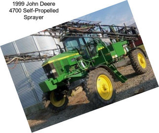 1999 John Deere 4700 Self-Propelled Sprayer