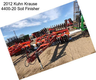 2012 Kuhn Krause 4400-20 Soil Finisher