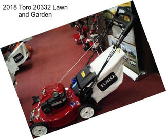 2018 Toro 20332 Lawn and Garden