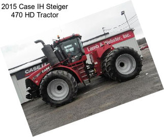 2015 Case IH Steiger 470 HD Tractor
