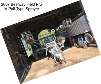 2007 Bestway Field Pro IV Pull-Type Sprayer