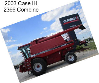 2003 Case IH 2366 Combine