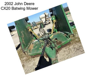 2002 John Deere CX20 Batwing Mower