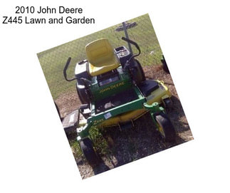 2010 John Deere Z445 Lawn and Garden