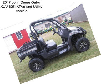 2017 John Deere Gator XUV 825I ATVs and Utility Vehicle