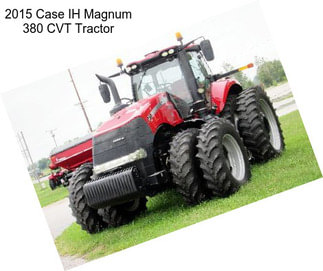 2015 Case IH Magnum 380 CVT Tractor