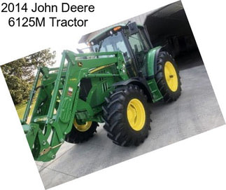 2014 John Deere 6125M Tractor