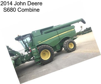 2014 John Deere S680 Combine