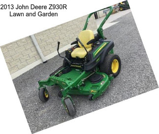 2013 John Deere Z930R Lawn and Garden