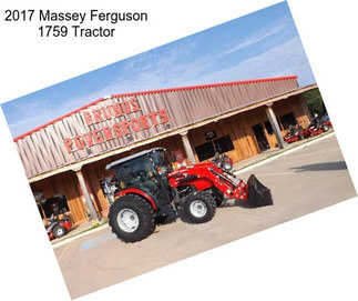 2017 Massey Ferguson 1759 Tractor