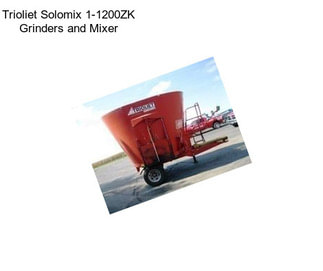 Trioliet Solomix 1-1200ZK Grinders and Mixer