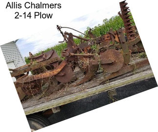 Allis Chalmers 2-14 Plow