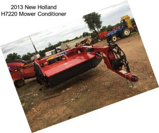 2013 New Holland H7220 Mower Conditioner