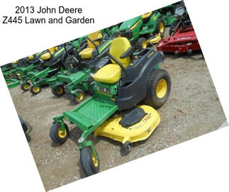 2013 John Deere Z445 Lawn and Garden