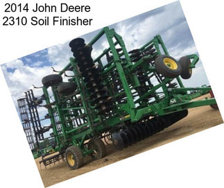 2014 John Deere 2310 Soil Finisher