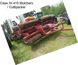 Case IH 415 Mulchers / Cultipacker