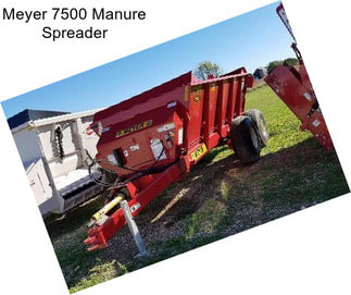 Meyer 7500 Manure Spreader