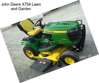 John Deere X754 Lawn and Garden