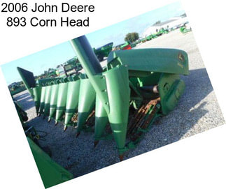 2006 John Deere 893 Corn Head