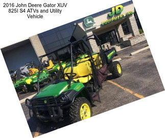 2016 John Deere Gator XUV 825I S4 ATVs and Utility Vehicle