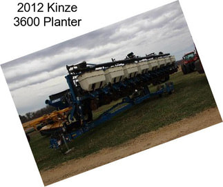 2012 Kinze 3600 Planter