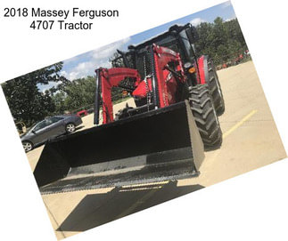 2018 Massey Ferguson 4707 Tractor