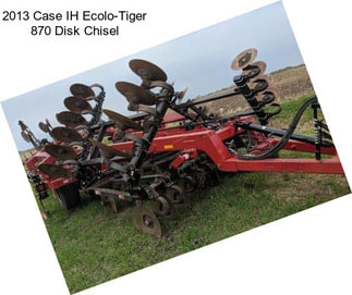 2013 Case IH Ecolo-Tiger 870 Disk Chisel