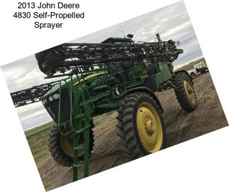 2013 John Deere 4830 Self-Propelled Sprayer