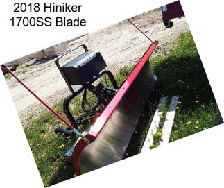 2018 Hiniker 1700SS Blade