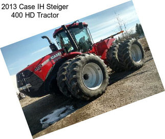 2013 Case IH Steiger 400 HD Tractor