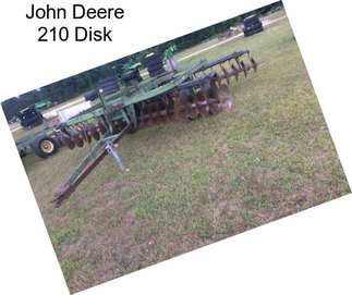 John Deere 210 Disk