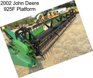 2002 John Deere 925F Platform