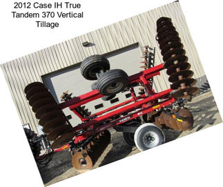 2012 Case IH True Tandem 370 Vertical Tillage